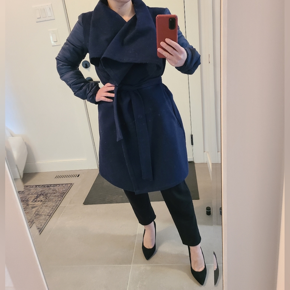 Mondetta Quilted Wool Coat xs